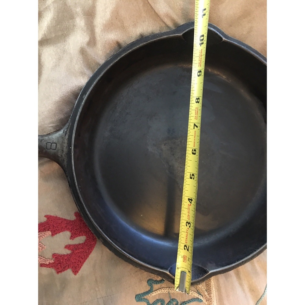 Vintage GRISWOLD #800 CAST IRON pan CHICKEN FRYER HINGED SKILLET Sm Logo 1 part
